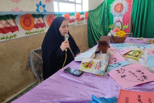 جشن و مولودی خوانی برای میلاد عدل گستر در آموزشگاه صنف پوشاک دو