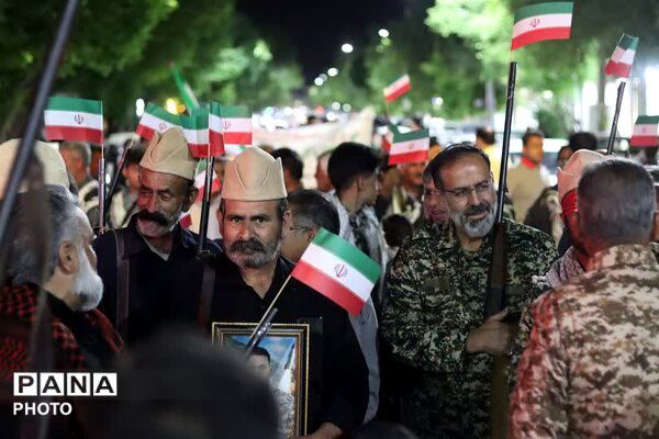 نمایش اقتدار، رزم و حماسه بسیجیان ابرکوه