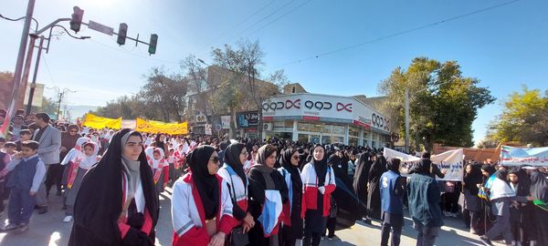 راهپیمایی روز ۱۳ آبان در شهرستان سملقان