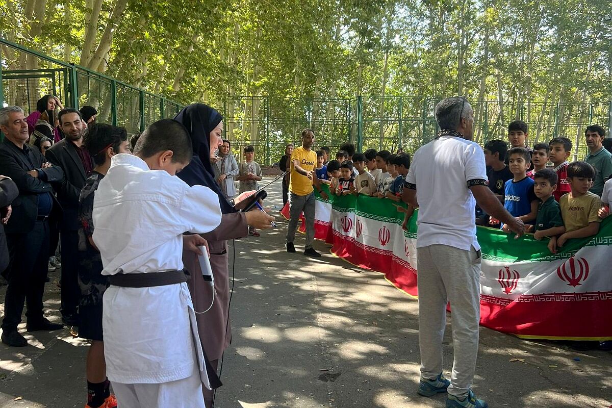 حضور دانش آموزان پویا و پر انرژی پردیس در «میدان پویا»