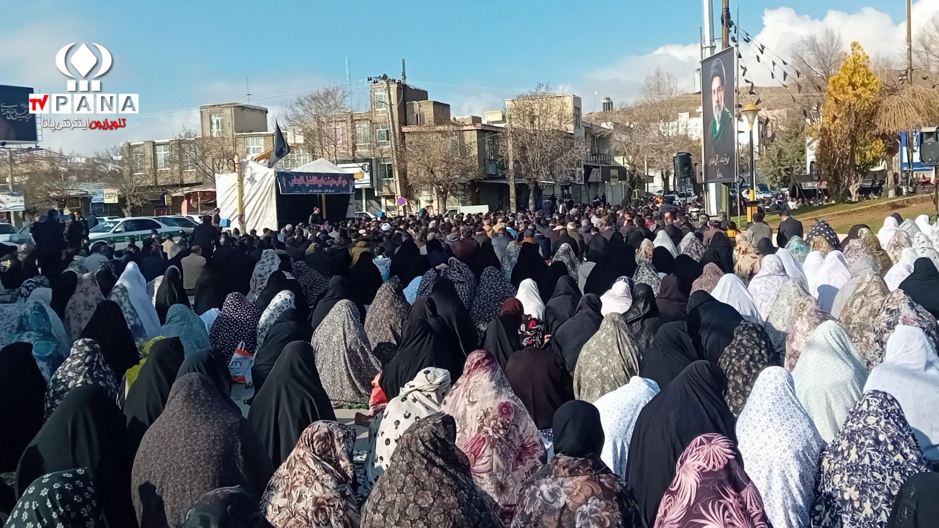 اقامه نماز عید سعید فطر در شهرستان دلفان