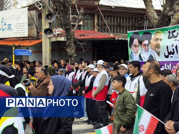 شکوه حضور مردم بانه در راهپیمایی 22 بهمن