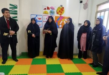 افتتاح اتاق بازی و یادگیری مدرسه جلوه حق جوادآباد