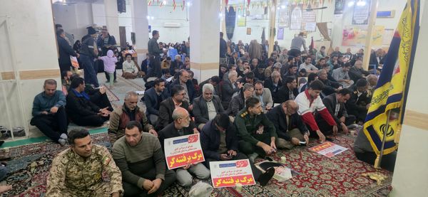 مراسم گرامیداشت حماسه ۹ دی و  ششمین سالروز شهادت سردار سلیمانی در فراشبند