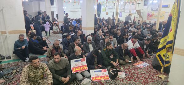 مراسم گرامیداشت حماسه ۹ دی و  ششمین سالروز شهادت سردار سلیمانی در فراشبند