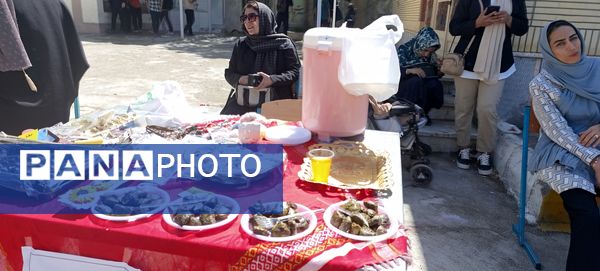 برپایی بازارچه در مدرسه ولیعصر آشخانه 