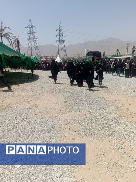 مراسم خیمه سوزان در شهر طاقانک