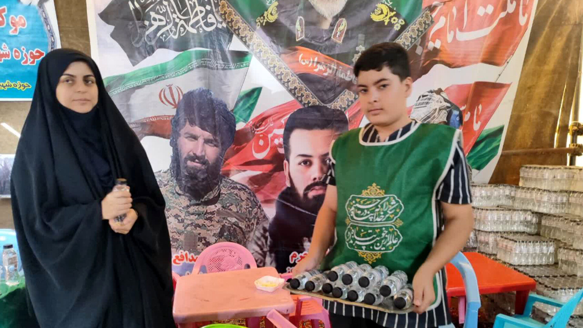 خدمات مواکب شهرستان قروه به زوار اربعین حسینی