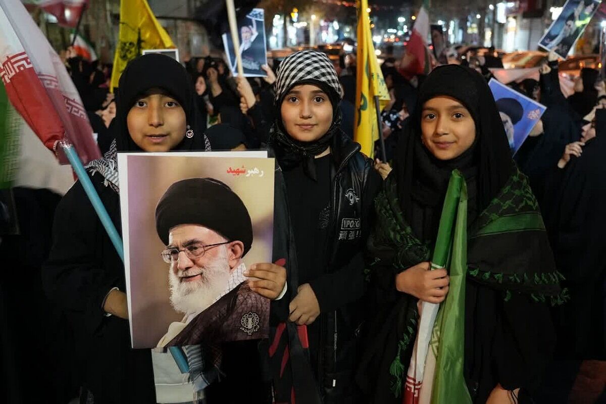 تجمع سوگواران رهبر شهید انقلاب و محکومیت حملات آمریکایی صهیونی در کهریزک