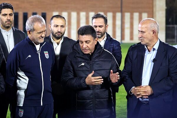 دیدار رئیس‌جمهور با بازیکنان و کادر فنی تیم ملی فوتبال