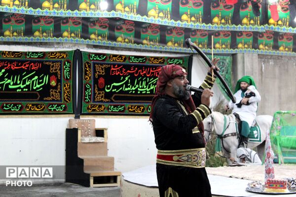 کربلا در قاب تعزیه در شهر سامان 
