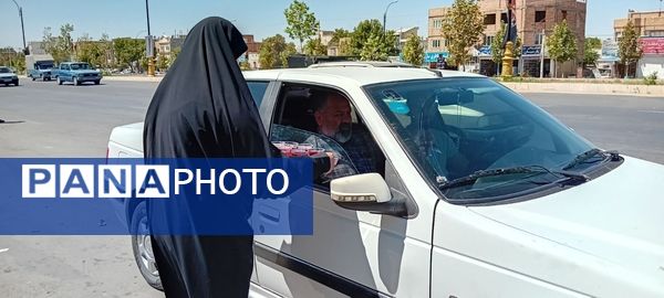 برپایی موکب سازمان دانش‌آموزی در شهرستان سملقان