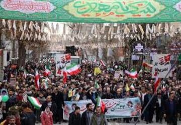 مردم تویسرکان با حضوری پرشور، ۲۲ بهمن را به صحنه تجدید بیعت تبدیل کردند