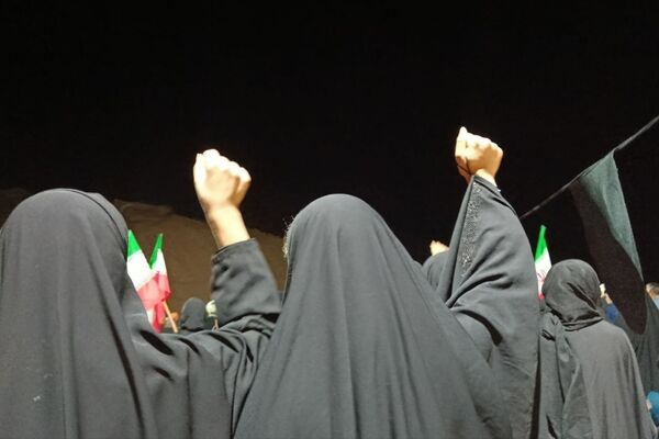 دومین شب محرم؛ در کنار شهید گمنام منطقه‌ی میانکوه