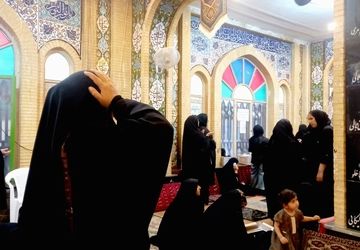 برگزاری مراسم دعای استغاثه در گلزار شهدای شهرستان گرمسار 