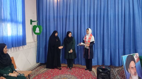آیین نواختن زنگ پدافند غیرعامل در زاوه