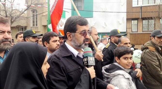 شکوه حضور دانش آموزان در راهپیمایی 22 بهمن