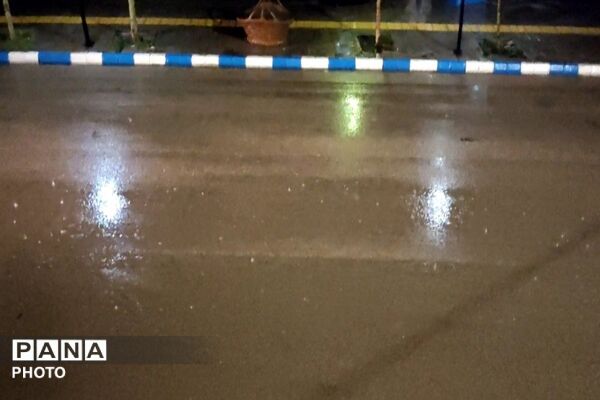 حال و هوای شهر بار بعد از بارش زیبای باران 