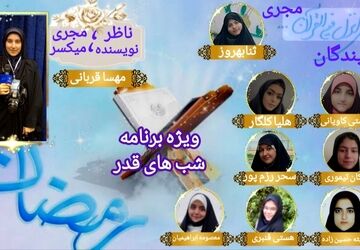 ویژه برنامه رادیویی شب‌های قدر 