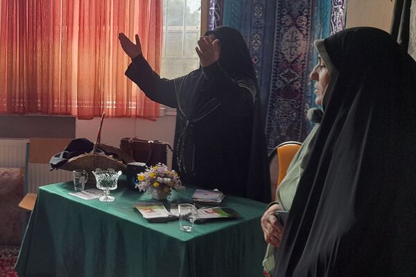 مراسم عزاداری بانوی کوثر در دبیرستان تربیت اسلامشهر
