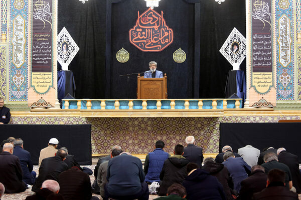 مراسم عزاداری سالروز شهادت امام هادی(ع) در حرم حضرت معصومه(س)