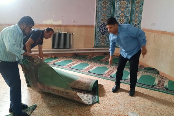 نمایشگاه هفته دفاع مقدس در دبیرستان ملاصدرا ناحیه دو شهرری 