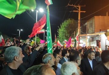 مراسم  چهلم شهیدان میناب و رهبر شهید در شهر معمولان
