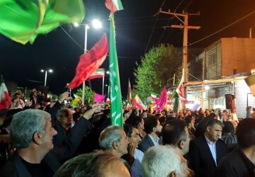 مراسم  چهلم شهیدان میناب و رهبر شهید در شهر معمولان