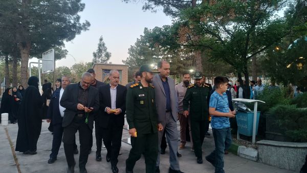 مراسم غبارروبی لاله زار شهرستان نیشابور به مناسبت گرامیداشت هفته معلم 