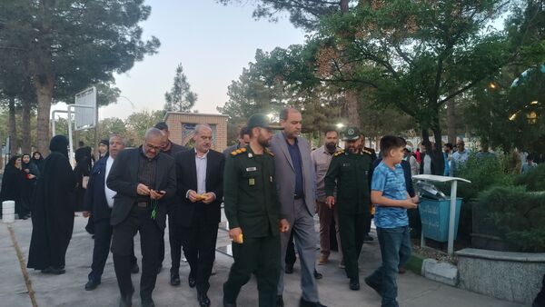 مراسم غبارروبی لاله زار شهرستان نیشابور به مناسبت گرامیداشت هفته معلم 
