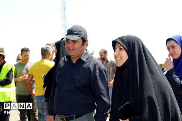 حضور مسئولانه مدیران استانی و شهرستانی در کنار خادمان زائران