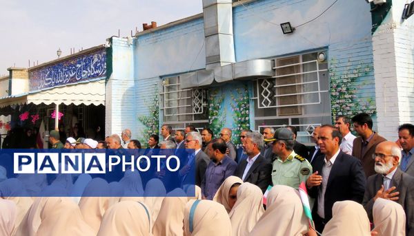نواخته شدن زنگ مهر در مدارس شهرستان خلیل‌آباد 