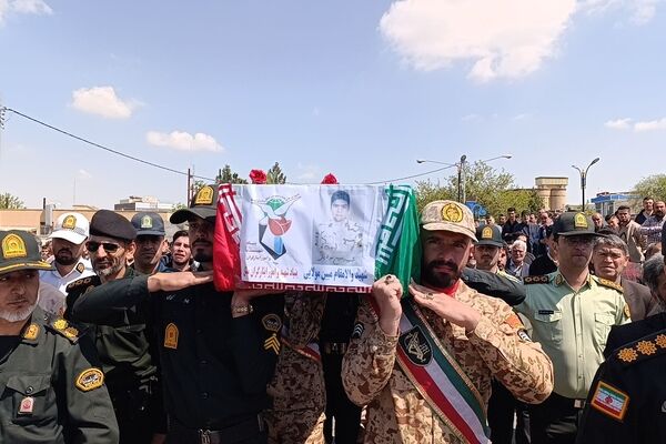 تشییع شهید وطن «مبین مولایی»