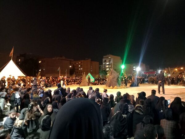 مراسم شام غریبان درناحیه 6 مشهد