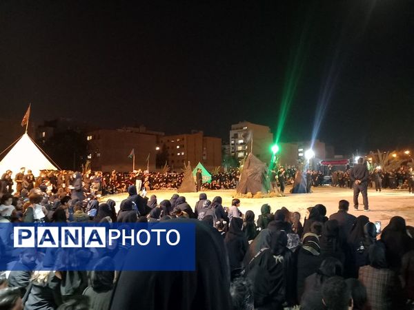 مراسم شام غریبان درناحیه 6 مشهد