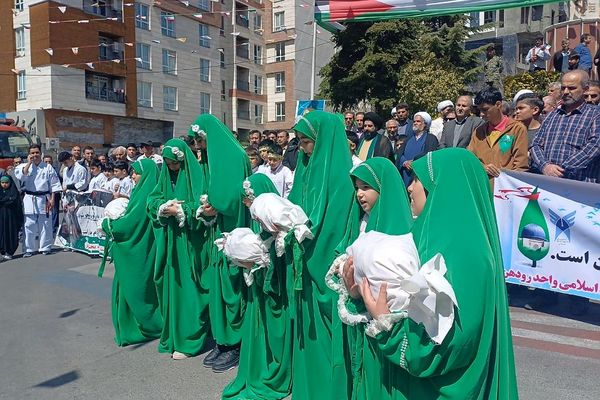 حضور پرشور مردم رودهن در راهپیمایی روز جهانی قدس 