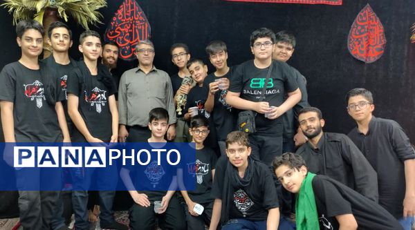 مراسم هیات الزهرا(س) در دبیرستان شاهد محسنین منطقه 14 تهران