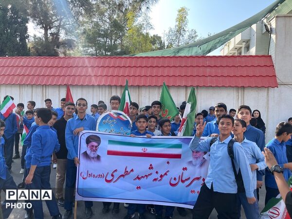 حضور پرشور دهه نودی ها در رزمایش جانفدایان شهرستان بیرجند
