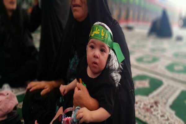 مراسم شیرخوارگان حسینی در شهرستان لنده