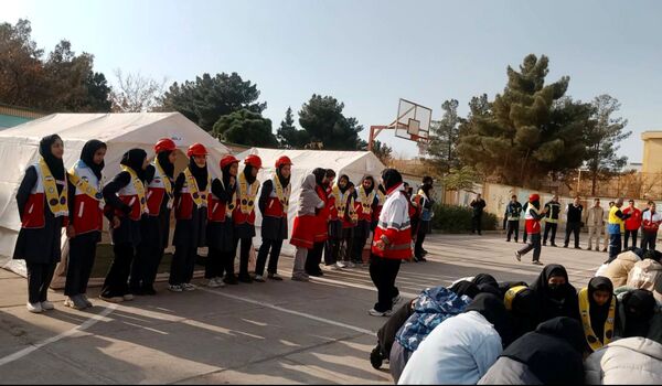  مانور زلزله در شهرستان تربت جام