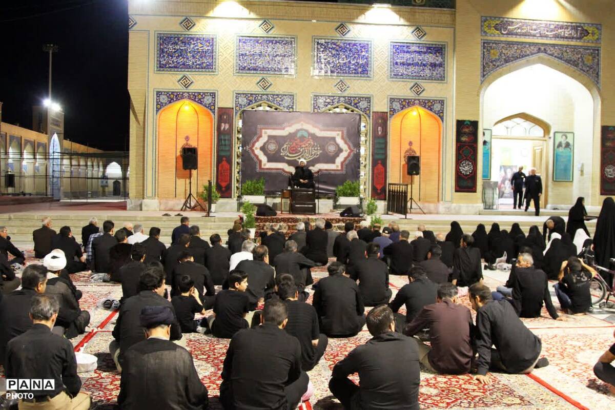 هفتمین شب از عزاداری ماه محرم در زیارتگاه شهید مدرس 