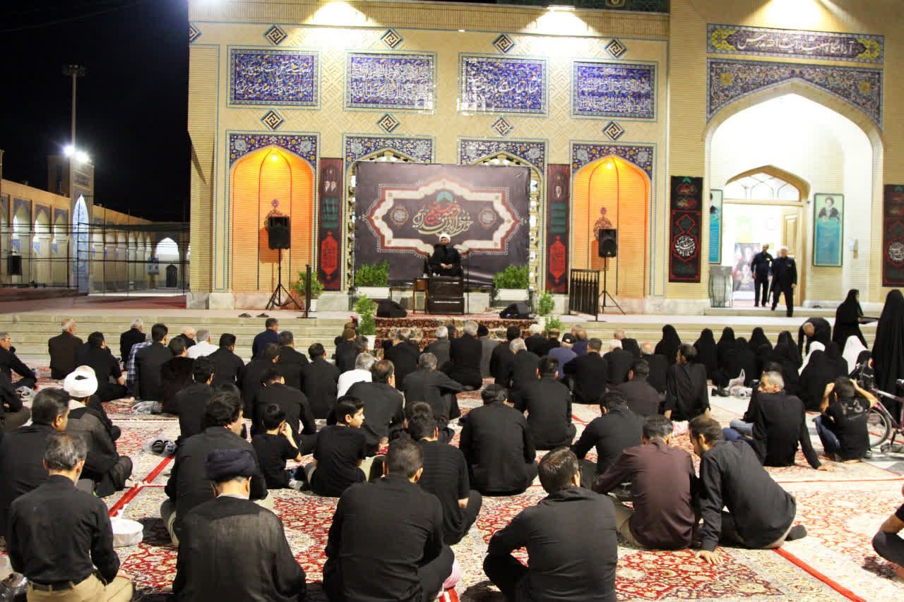 هفتمین شب از عزاداری ماه محرم در زیارتگاه شهید مدرس 