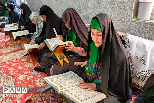 محفل انس با قرآن کریم در مسجد جامع شهر بار