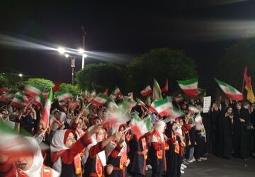 وقتی صدای دانش‌آموزان ساوجبلاغ یکپارچه می‌شود