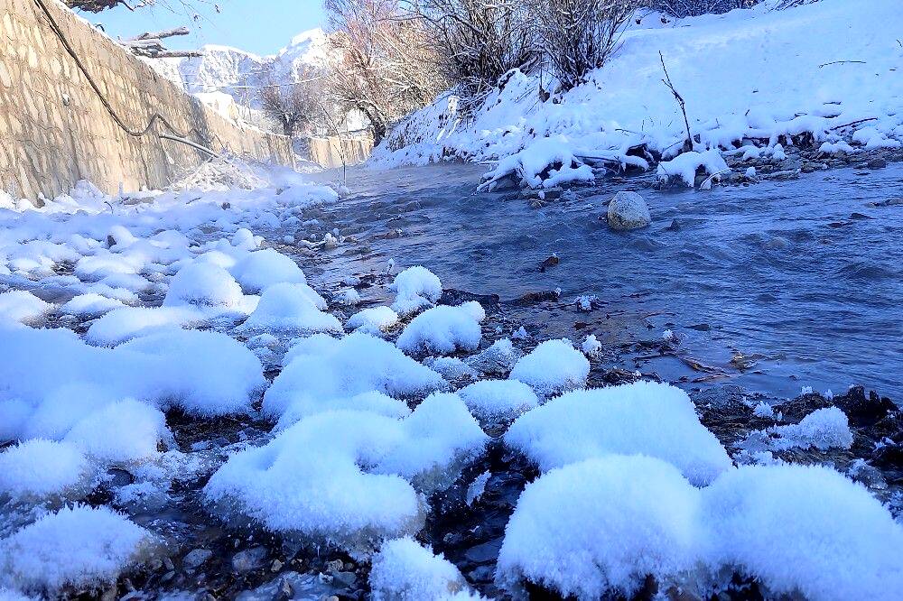 اولین برف زمستانی در بار
