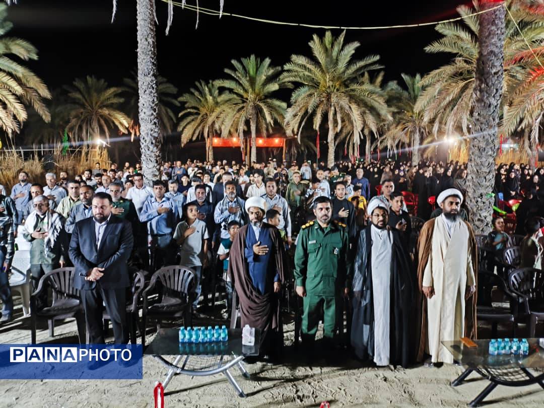 یادواره شهدا در روستای آرنگو پایین 