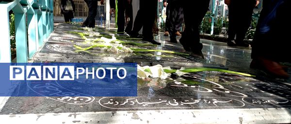 تجدید میثاق استاندار اصفهان با شهدای نجف‌آباد