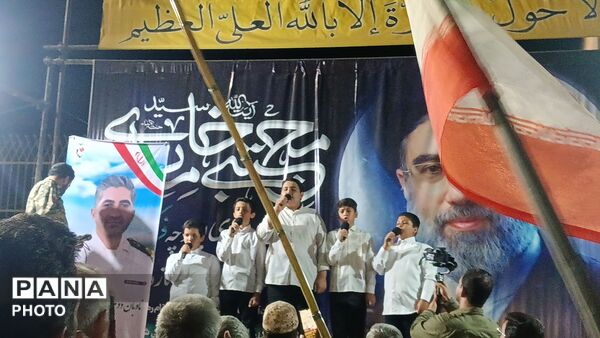 حضور گسترده مردم  خلیل آباد در یادبود شهید سجاد عسکری 