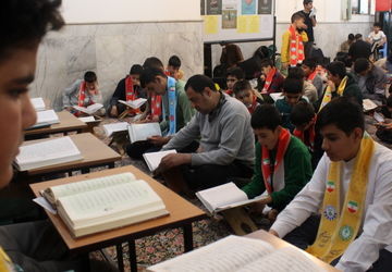 لحظه های نورانی اعتکاف پسران