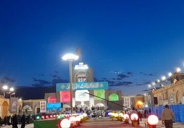 حسینیه امام(ره) تفت، متبرک به قدوم  خدام امام رئوف
